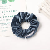 1 Piece Fashionable Velvet Elasticated Hair Scrunchie Style Purse With Zipper Hair Band Hair Accessory