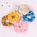 1 Piece Fashionable Velvet Elasticated Hair Scrunchie Style Purse With Zipper Hair Band Hair Accessory