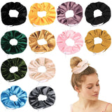 1 Piece Fashionable Velvet Elasticated Hair Scrunchie Style Purse With Zipper Hair Band Hair Accessory