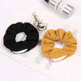 1 Piece Fashionable Velvet Elasticated Hair Scrunchie Style Purse With Zipper Hair Band Hair Accessory