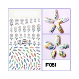 1 Sheet Dream Catcher Colourful 3D Feather Windmill Design Nail Art StA quality Nail Art Decal that comes in a variety of colours and designs.The patterns are a mix of Feathers, Windmills ,Dream Catchers and Floral Designs.
Suitable folavishhairandbeauty.com1 Sheet Dream Catcher Colourful 3D Feather Windmill Design Nail Art Sticker