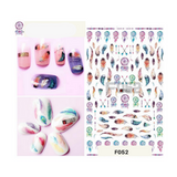 1 Sheet Dream Catcher Colourful 3D Feather Windmill Design Nail Art StA quality Nail Art Decal that comes in a variety of colours and designs.The patterns are a mix of Feathers, Windmills ,Dream Catchers and Floral Designs.
Suitable folavishhairandbeauty.com1 Sheet Dream Catcher Colourful 3D Feather Windmill Design Nail Art Sticker