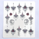 1 Sheet Assorted Nail Art Sticker /  Nail Art Sticker Water Transfer Nail Art Decal