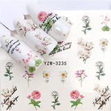 New Style Nail Sticker Water Decals Plum / Flower /Pig / Animal / Cartoon Transfer Nail Art Decoration