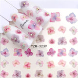 New Style Nail Sticker Water Decals Plum / Flower /Pig / Animal / Cartoon Transfer Nail Art Decoration