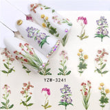 New Style Nail Sticker Water Decals Plum / Flower /Pig / Animal / Cartoon Transfer Nail Art Decoration