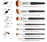 High Quality 15 Piece Professional Makeup Brushes Set Makeup Tools Kit