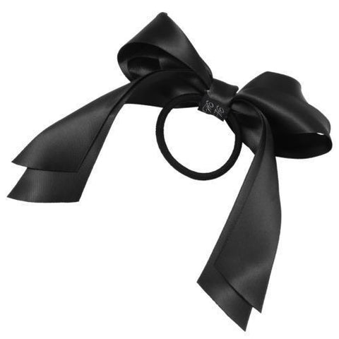 1 Piece Satin Ribbon Bow Scrunchie Style Ponytail Hair Band Hair Styling Accessory