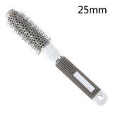 Ceramic Iron Round Barrel Professional Hairdressing Brush For Salon Styling & Shaping