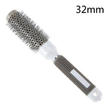 Ceramic Iron Round Barrel Professional Hairdressing Brush For Salon Styling & Shaping