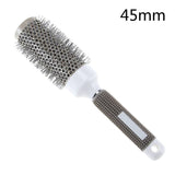 Ceramic Iron Round Barrel Professional Hairdressing Brush For Salon Styling & Shaping