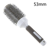 Ceramic Iron Round Barrel Professional Hairdressing Brush For Salon Styling & Shaping