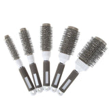 Ceramic Iron Round Barrel Professional Hairdressing Brush For Salon Styling & Shaping