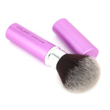Retractable Aluminium Makeup BrushThis is a fabulous makeup tool for handbags or travel as it's small &amp; compact.Retractable which helps keep hygienically clean.Use for Blusher,Powder or Bronzer alavishhairandbeauty.comRetractable Aluminium Makeup Brush
