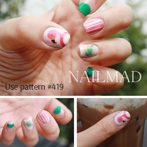 water decals/sliders for nail art (W81) - QD Nails
