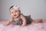 Roses With Lace & Imitation Pearl Headband Hair AccessoryA Cute Roses With Lace &amp; Imitation Pearl Headband Hair Accessory.
Suitable fro newborn baby girls to toddlers and even older children.This eleasticated headband lavishhairandbeauty.comLace & Imitation Pearl Headband Hair Accessory