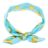 Girls Polka Dot Knot Elasticated Headband Baby Headband Hair Accessory