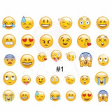 1 Sheet Face Emoji Nail Art Water Decals/Stickers In Various ExpressioA quality Nail Art Decal that comes in a variety of colours and designs.The designs  are a mixture of humorous Face Emoji's in various expressionsDesigns. Suitable flavishhairandbeauty.com1 Sheet Face Emoji Nail Art Water Decals/Stickers
