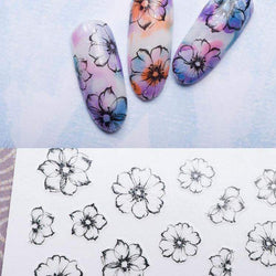 1 Sheet 3D Watercolor Fading Flower Decals Nail Art StickersA quality Nail Art Decal.The pattern is a 3D Watercolor Fading Flower design.
Suitable for fingers and toes and great fun for adults and children. This product is uslavishhairandbeauty.com1 Sheet 3D Watercolor Fading Flower Decals Nail Art Stickers