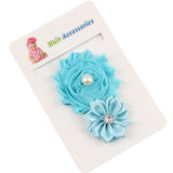 1 Piece Newborn To Toddler Baby Flower Headband With Crystal Detail
