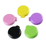 I Piece Round Travel Mini Compact Folding Massage Hairbrush