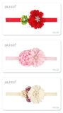 Children's Elasticated Headband Floral Detail Hair Accessory For Babies To Toddlers