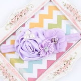 Flower Headband Hair Accessory With Imitation Pearl & Diamond Detail