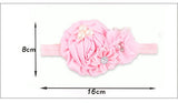 Flower Headband Hair Accessory With Imitation Pearl & Diamond Detail