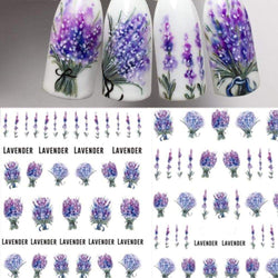1 Sheet Blooming Purple Lavender Flower Water Decals Nail Art TransferA quality Nail Art Decal that comes in a blooming Lavender Flower design. 


Suitable for fingers and toes and great fun for adults and children.Easy to apply and malavishhairandbeauty.com1 Sheet Blooming Purple Lavender Flower Water Decals Nail Art Transfer Decals Nail Art