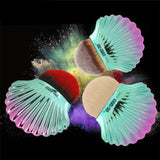 Professional 1 Piece Large Shell Powder Makeup Brush Cosmetics SetA professional Makeup Brush for easy application of Bronzer, Foundation or Powder.A beautiful mother of pearl style shell design.Great for everyday use for easy appllavishhairandbeauty.comProfessional 1 Piece Large Shell Powder Makeup Brush Cosmetics Set