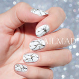 1 Sheet Stone Marble Effect Nail Art Water Decals Nail Art Tattoo Stickers