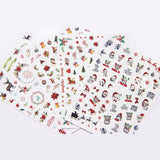 A Selection Of Christmas 3D Nail Art StickersChristmas Snowflake Sticker Decals.Get festive with these fun Nail Art Stickers Including Christmas Snowmen in 3D.
Suitable for fingers and toes and great fun for adlavishhairandbeauty.comChristmas 3D Nail Art Stickers