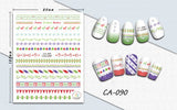 A Selection Of Christmas 3D Nail Art StickersChristmas Snowflake Sticker Decals.Get festive with these fun Nail Art Stickers Including Christmas Snowmen in 3D.
Suitable for fingers and toes and great fun for adlavishhairandbeauty.comChristmas 3D Nail Art Stickers