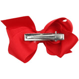 1 Piece Solid Bow Girls Hair Accessory With A Choice Of Clip. Bobble Or Headband