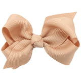 1 Piece Solid Bow Girls Hair Accessory With A Choice Of Clip. Bobble Or Headband