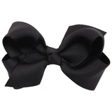 1 Piece Solid Bow Girls Hair Accessory With A Choice Of Clip. Bobble Or Headband