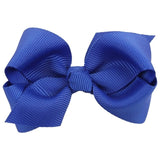 1 Piece Solid Bow Girls Hair Accessory With A Choice Of Clip. Bobble Or Headband