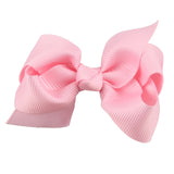 1 Piece Solid Bow Girls Hair Accessory With A Choice Of Clip. Bobble Or Headband