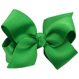 1 Piece Solid Bow Girls Hair Accessory With A Choice Of Clip. Bobble Or Headband