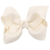 1 Piece Solid Bow Girls Hair Accessory With A Choice Of Clip. Bobble Or Headband