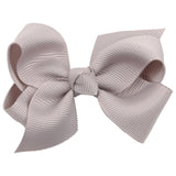 1 Piece Solid Bow Girls Hair Accessory With A Choice Of Clip. Bobble Or Headband