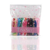 50 Piece Childrens Elasticated Crochet Style Headbands