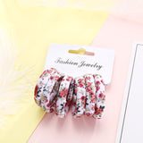 Multi Coloured Pack Of Cotton Print Elasticated Bobble Hairband Hair Accessories