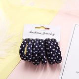 Multi Coloured Pack Of Cotton Print Elasticated Bobble Hairband Hair Accessories