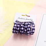 Multi Coloured Pack Of Cotton Print Elasticated Bobble Hairband Hair Accessories