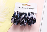 Multi Coloured Pack Of Cotton Print Elasticated Bobble Hairband Hair Accessories