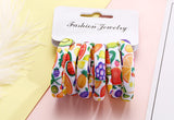 Multi Coloured Pack Of Cotton Print Elasticated Bobble Hairband Hair AMulti Coloured Pack Of Cotton Print Elasticated Bobble Hairband Hair Accessories.A different colour and style to suit every occassion.Department Name: Adult &amp; Chlavishhairandbeauty.comCotton Print Elasticated Bobble Hairband Hair Accessories