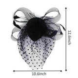 Wedding Feather and Veil Fascinator