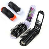 Professional Travel Foldaway Hair Brush with Mirror