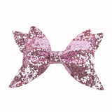 Children's Large Glitter Sequins Bow-Knot Hair Clip Hair Accessory